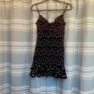 Likely Women's Blue Zephra Smocked Mini Dress